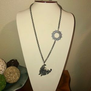 Perch by Tii butterfly long chain necklace!